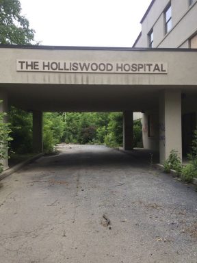 Former Holliswood Hospital vandalized with hate graffiti