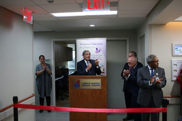 Jamaica Hospital dedicates new hospice center to Ferrara family