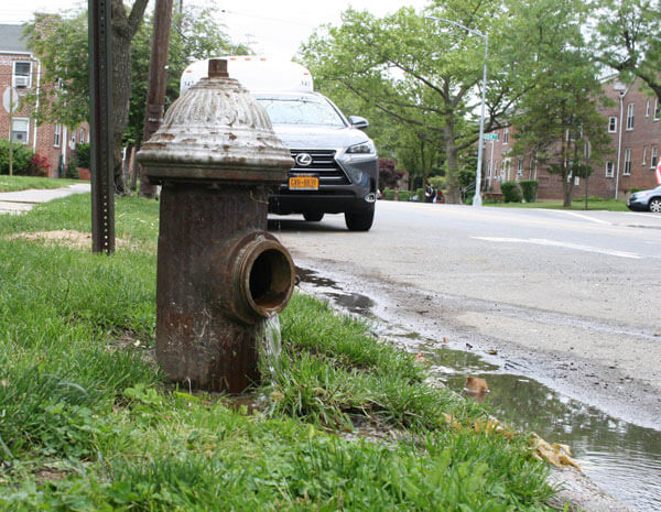 Fire hydrant leaking for four months causes concern among Bayside residents