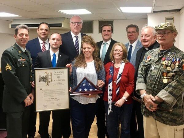 Woodside honors Jimmy Lanza on Memorial Day