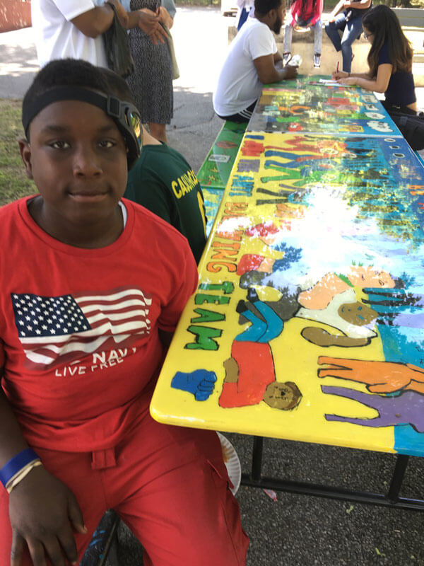 LeAp Public Art Program allows students to paint about issues their communities face