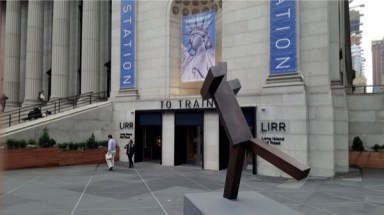 Two entrances open from Penn Station to new Moynihan Train Hall