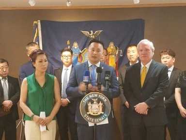 Kim, Avella, Peralta enact small business bill, seafood reform