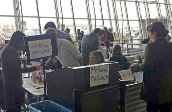 Volunteer lawyers ready to help if needed after Trump travel ban