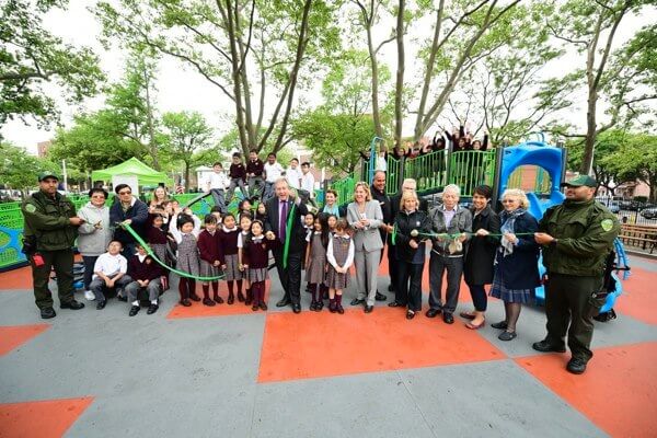 Elmhurst’s Veterans Grove Playground reopens nearly a year ahead of schedule