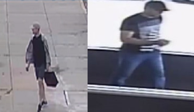 ATM skimmer device suspects