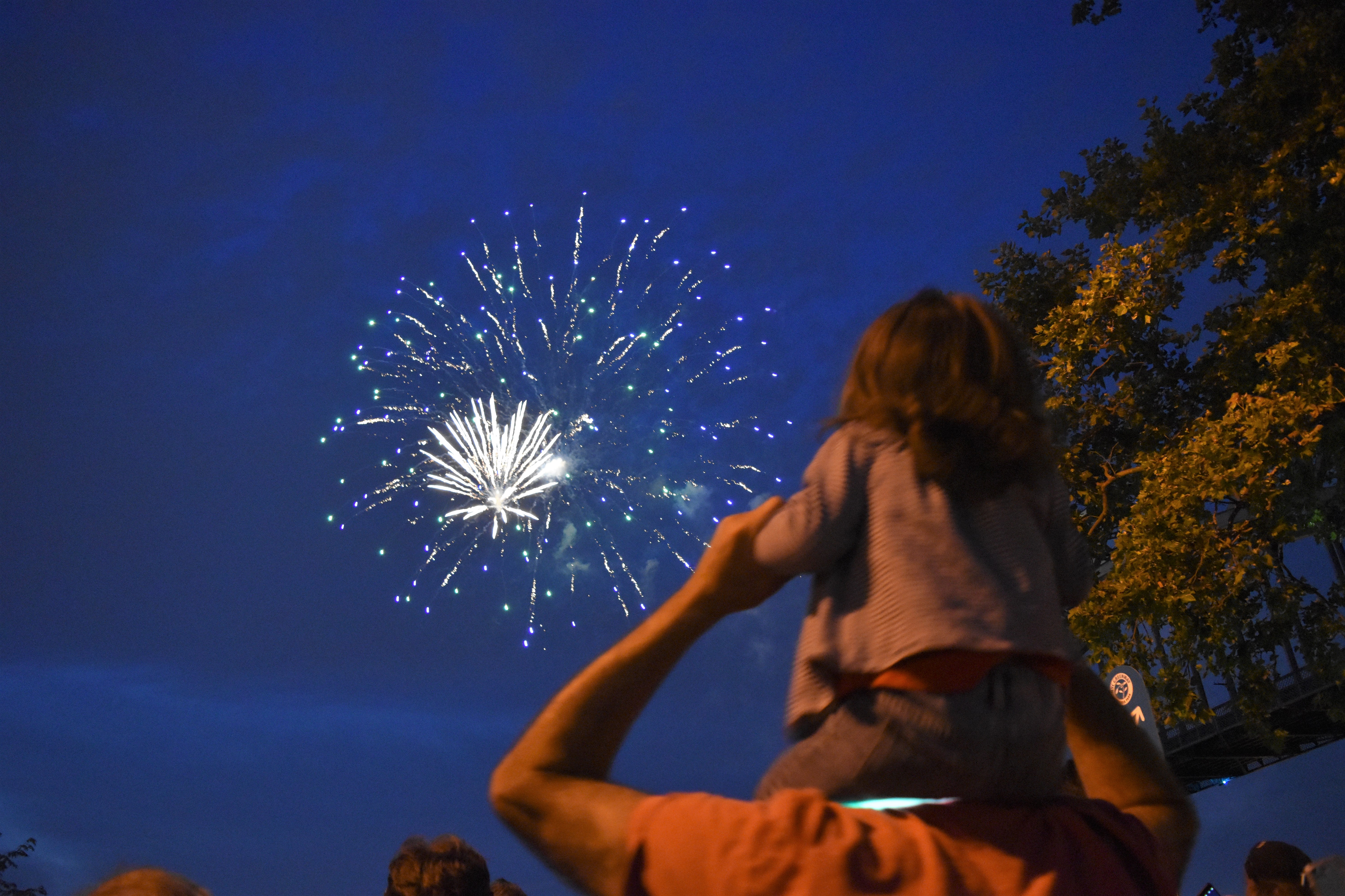 Scenes from the 2017 Astoria Independence Day fireworks show