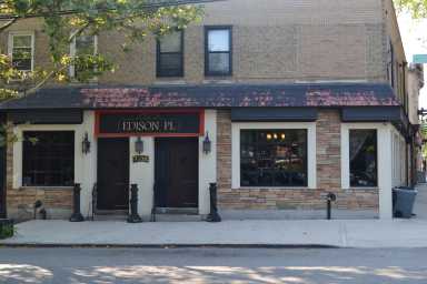 The exterior of Edison Place restaurant in Glendale.