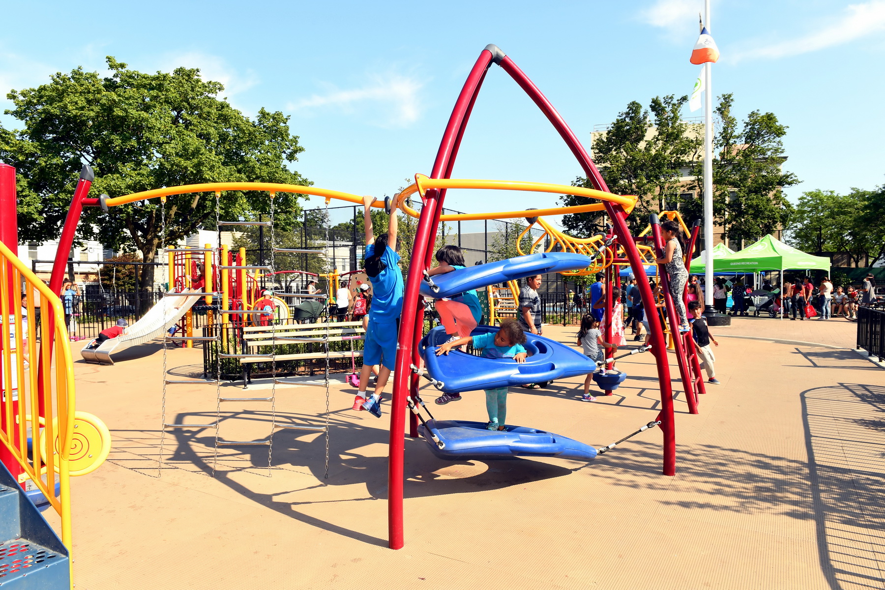 Jackson Heights playground gets new spray shower, equipment and more