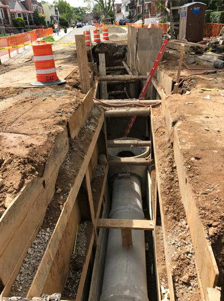 NYC DDC is coming to Maspeth with another sewer project.