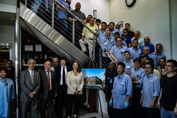 City Hall officials tour S&L Aerospace in College Point