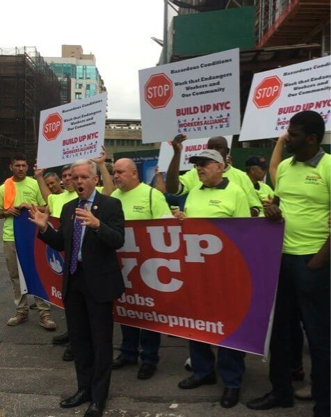 Electeds, union officials call for workplace training after LIC construction collapse
