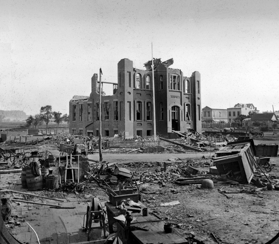 A late 19th century cyclone had a profound effect on Woodhaven's development.