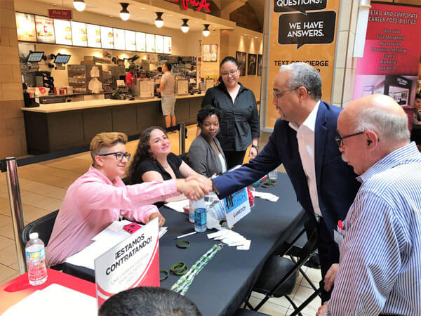 Job Fair at Queens Center mall connects unemployed with resources