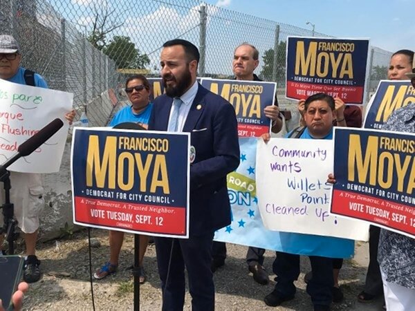 City Council contender Moya pushes his Willets Point plan