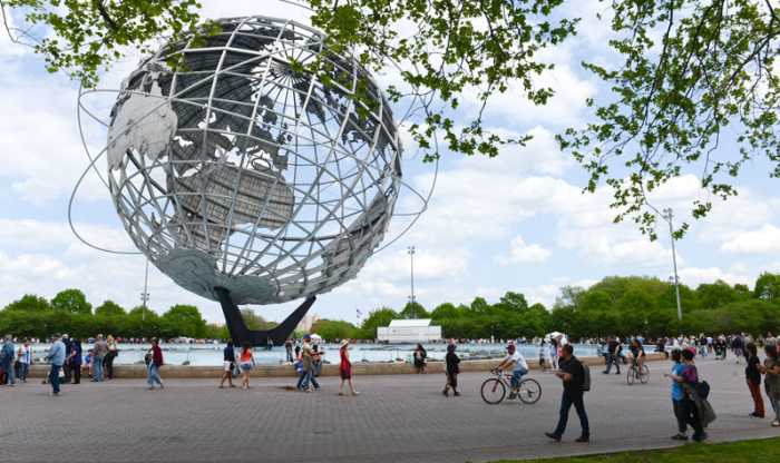 The Unisphere in Flushing Meadows-Corona Park. QNS file photo