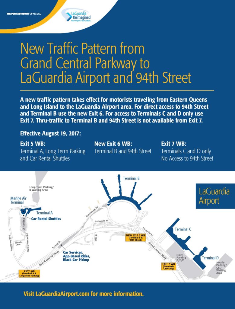 Traffic Changes Coming To Directly Connect Travelers To Laguardia Airport Terminals Qns Com