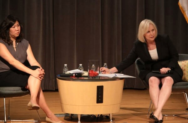 Gillibrand, Meng host town hall at Flushing Library