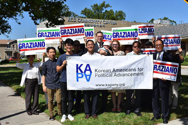 Graziano endorsed by Korean Americans for Political Advancement