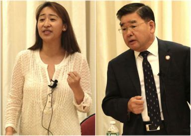 Koo, Tan get personal during candidate forum