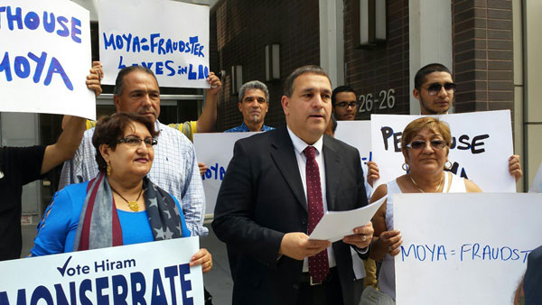 Moya refutes Monserrate’s claim he lives outside district