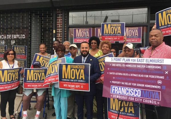 Moya offers a plan of action for East Elmhurst which Monserrate dismisses