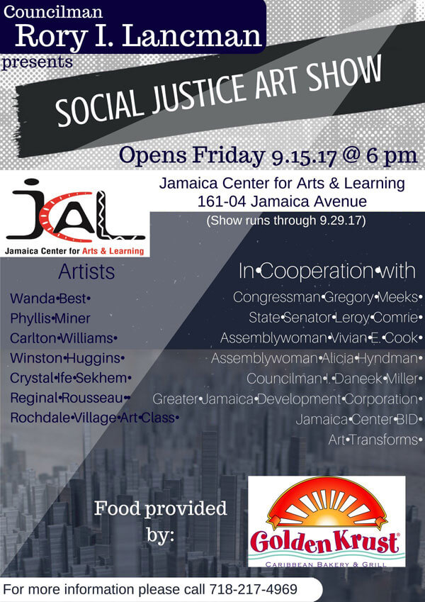 Social Justice Art Show coming to Jamaica in September