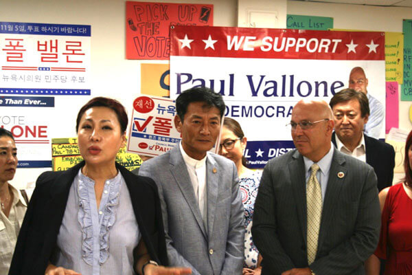 Vallone gets support from Korean leaders