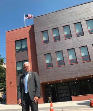 Van Bramer tours new school annexes