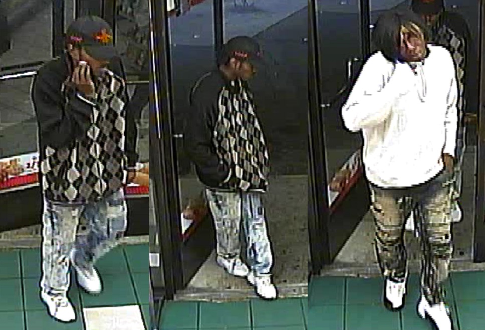 Images of the two suspects behind a series of armed robberies in Queens dating back to Sept. 24.