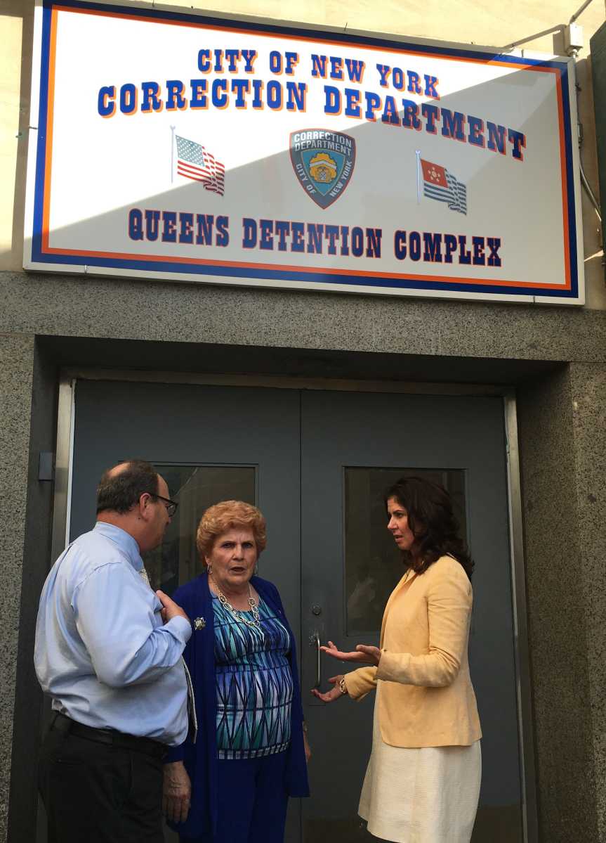 Electeds at detention center
