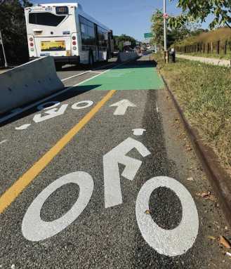 Avella calls on city to halt construction of bike lane after car crashes into barrier