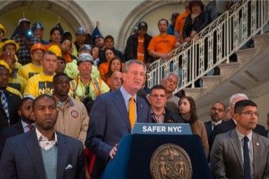 Mayor signs new law requiring increased safety training for construction workers