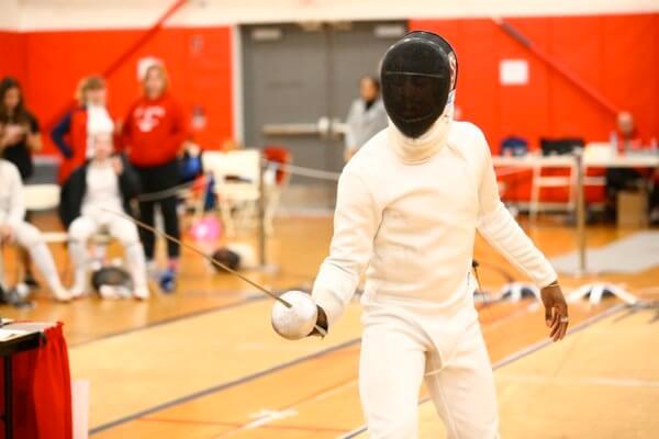 Amateur fencer making strides at St. John’s