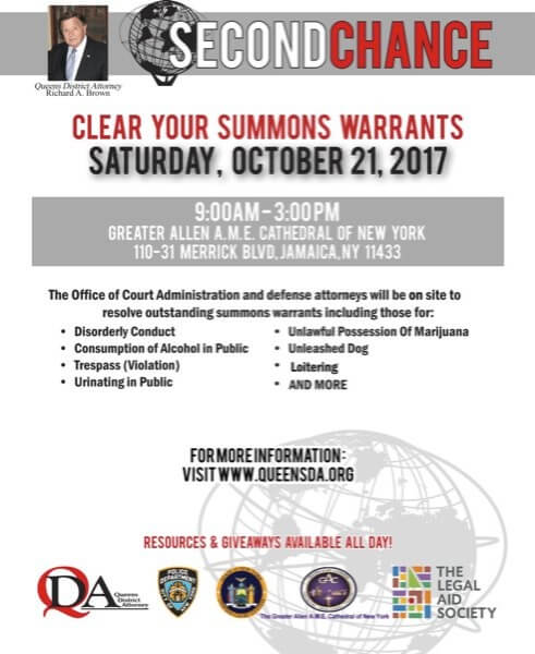 Low-level offenders get warrant forgiveness