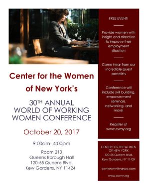 Center hosts 30th World of Working Women Conference