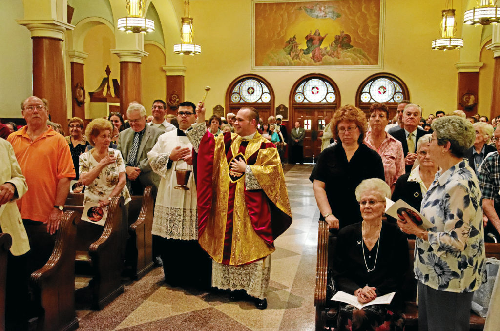 Father Sean Suckiel, a long-time OLMM parishioner, celebrated his first Mass at his home church following his ordination in June of 2012.