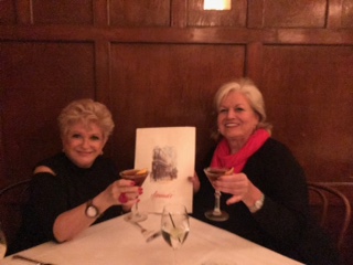 Linda DeSabato and I enjoying a "Brooklyn" at Arnaud's