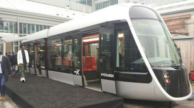 Prototype unveiled of BQX streetcar that could link Brooklyn to Astoria