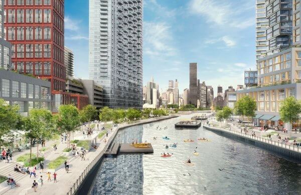 Plaxall announces plan to create an Anable Basin mixed-use district in LIC
