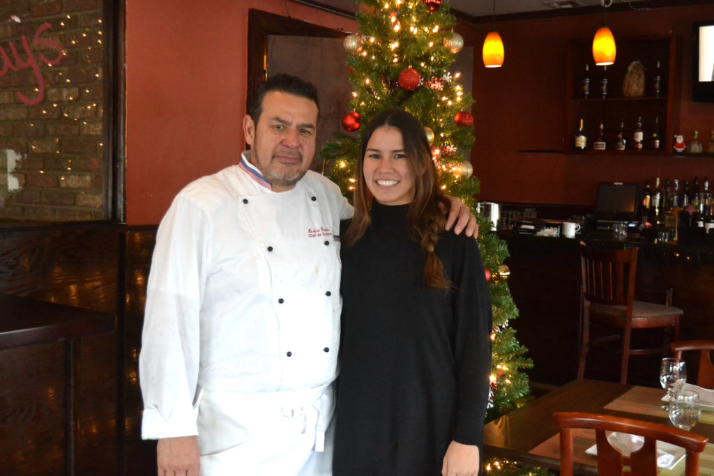 Chef Duarte and his daughter, Mimi