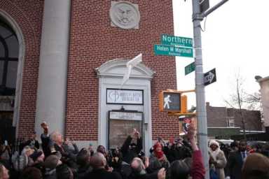 Former Borough President Helen Marshall honored with street co-naming in Corona