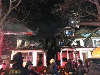 Thanksgiving fire erupts in two Jamaica homes
