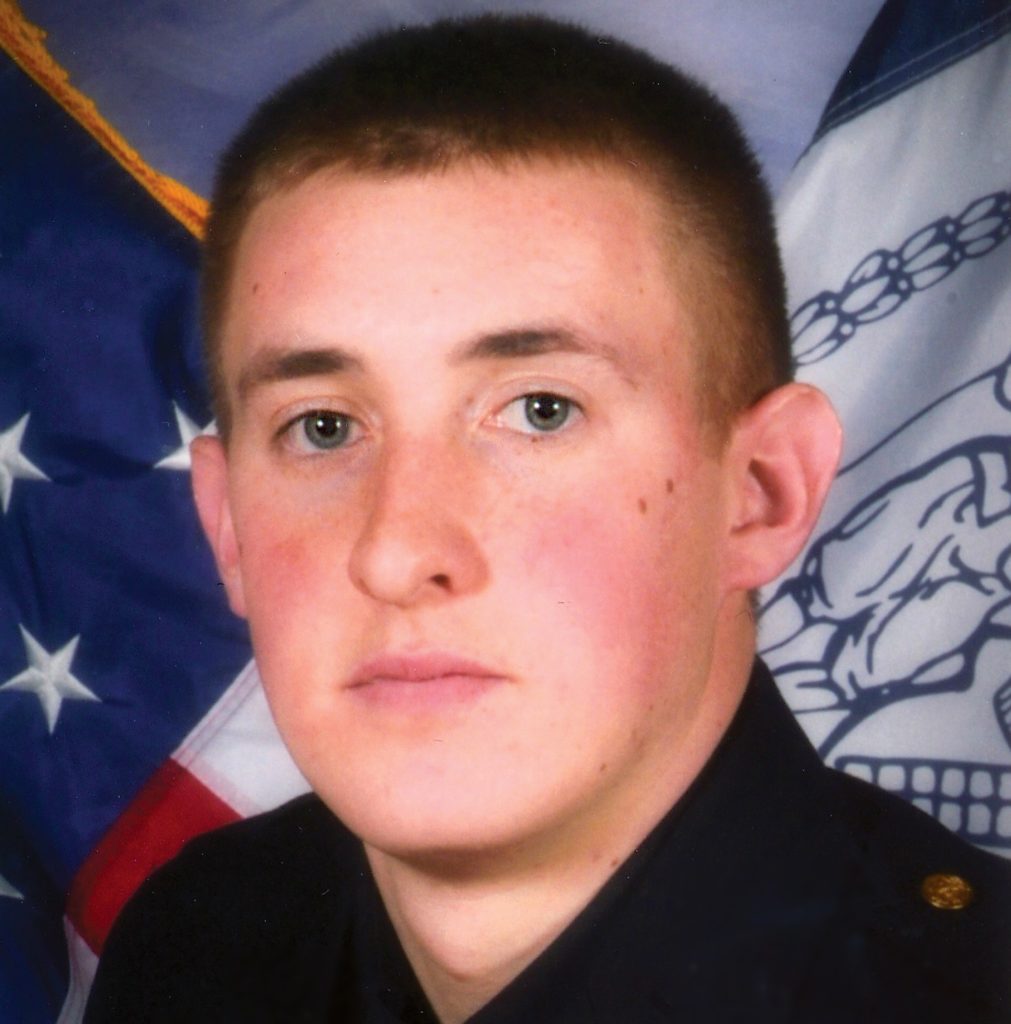 Police Officer Brian Moore (above) was shot and killed in May 2015 by Demetrius Blackwell, who was convicted on Nov. 9 of first-degree murder.