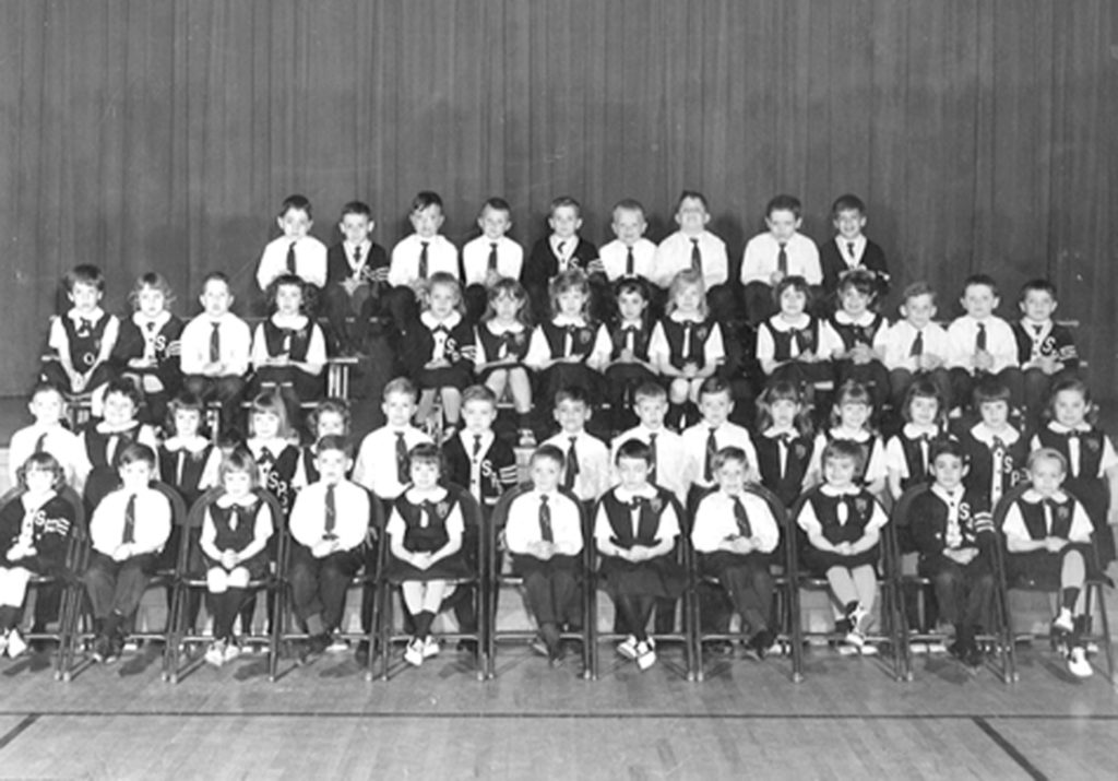 An old class photo from St. Pancras School in Glendale