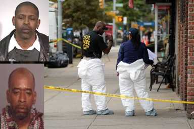 Frederick McCoy (top) and Lamonte Haynes remain at large in connection with the deadly Oct. 23, 2017 shooting in Ozone Park.