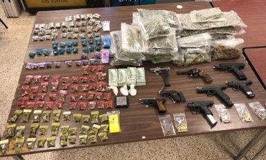 Jamaica man hit with weapons, drugs charges after raid: NYPD