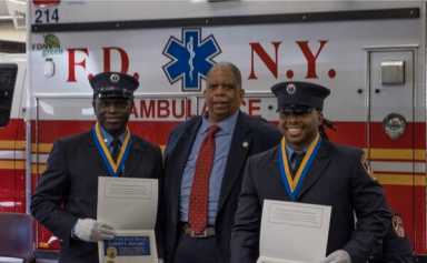 Springfield Gardens EMTs honored for carbon monoxide rescue