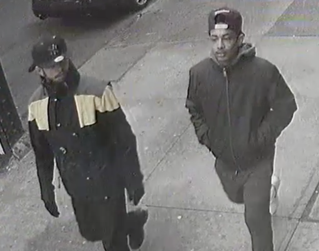 The two suspects who allegedly robbed a 19-year-old man in Ozone Park on Feb. 14.