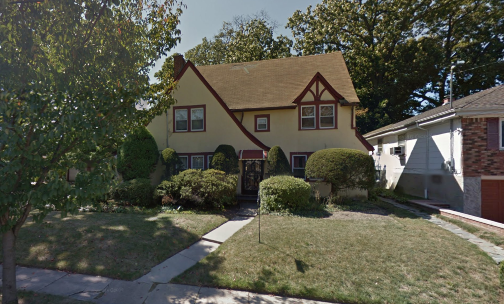 The Addisleigh Park home where Jackie Robinson and his family once lived. (photo via Google Maps)